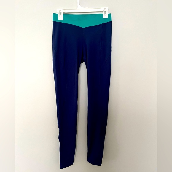 IVY PARK Pants - Ivy Park Two Tone Blue Teal‎ Leggings Size Medium